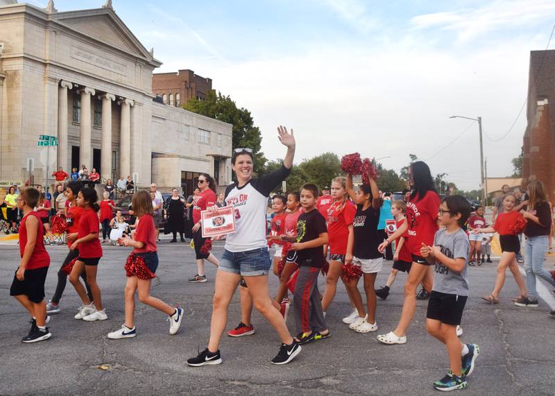 Residents gathered for the Newton Homecoming Parade on Sept. 15 in downtown Newton, which concluded with a community pep rally on the west side of the square.