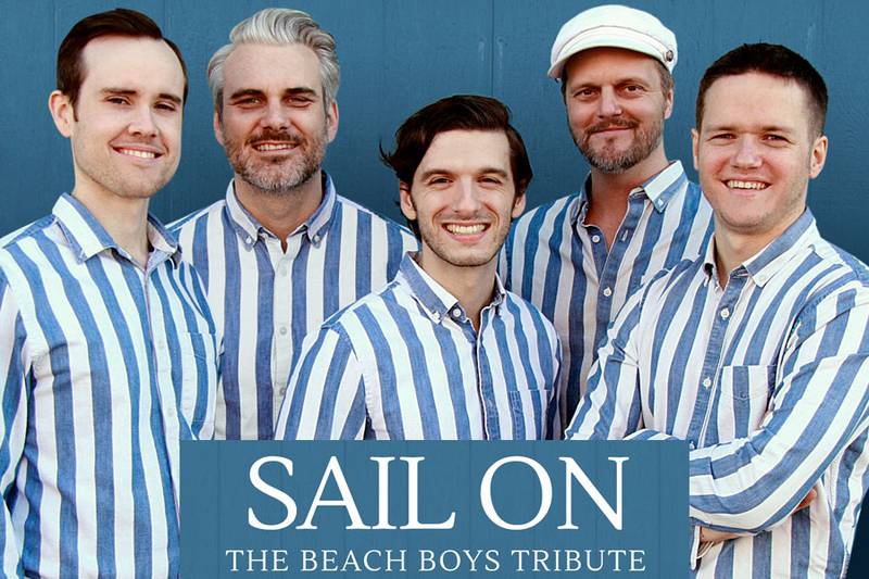 Sail On: The Beach Boys Tribute performs 7 p.m. April 14 at the Center for Performance in Newton High School.