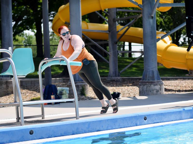 Photos Water Yoga at Maytag Pool Newton Fest 2023 Newton Daily News