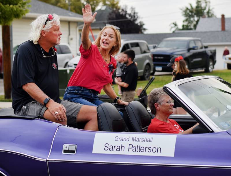 Newton High School holds its Homecoming Parade on Sept. 19 in downtown Newton. In addition to showing off Homecoming King Zane Munger and Homecoming Queen MeLayna Budinich, the event served as a community pep rally led by the cheerleaders, the Newton Pacesetters and varsity football team.