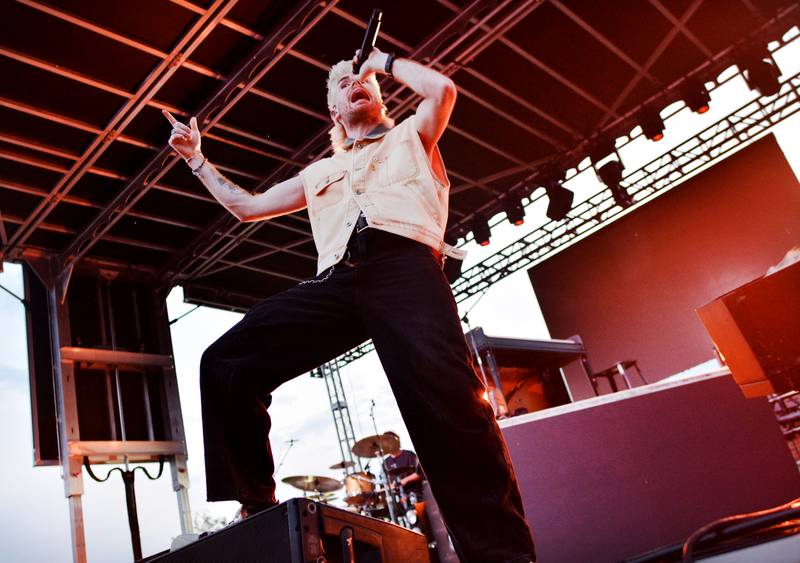 Colton Dixon performs during Fierce Faith Music Fest on June 14 at Community Heights Alliance Church in Newton.