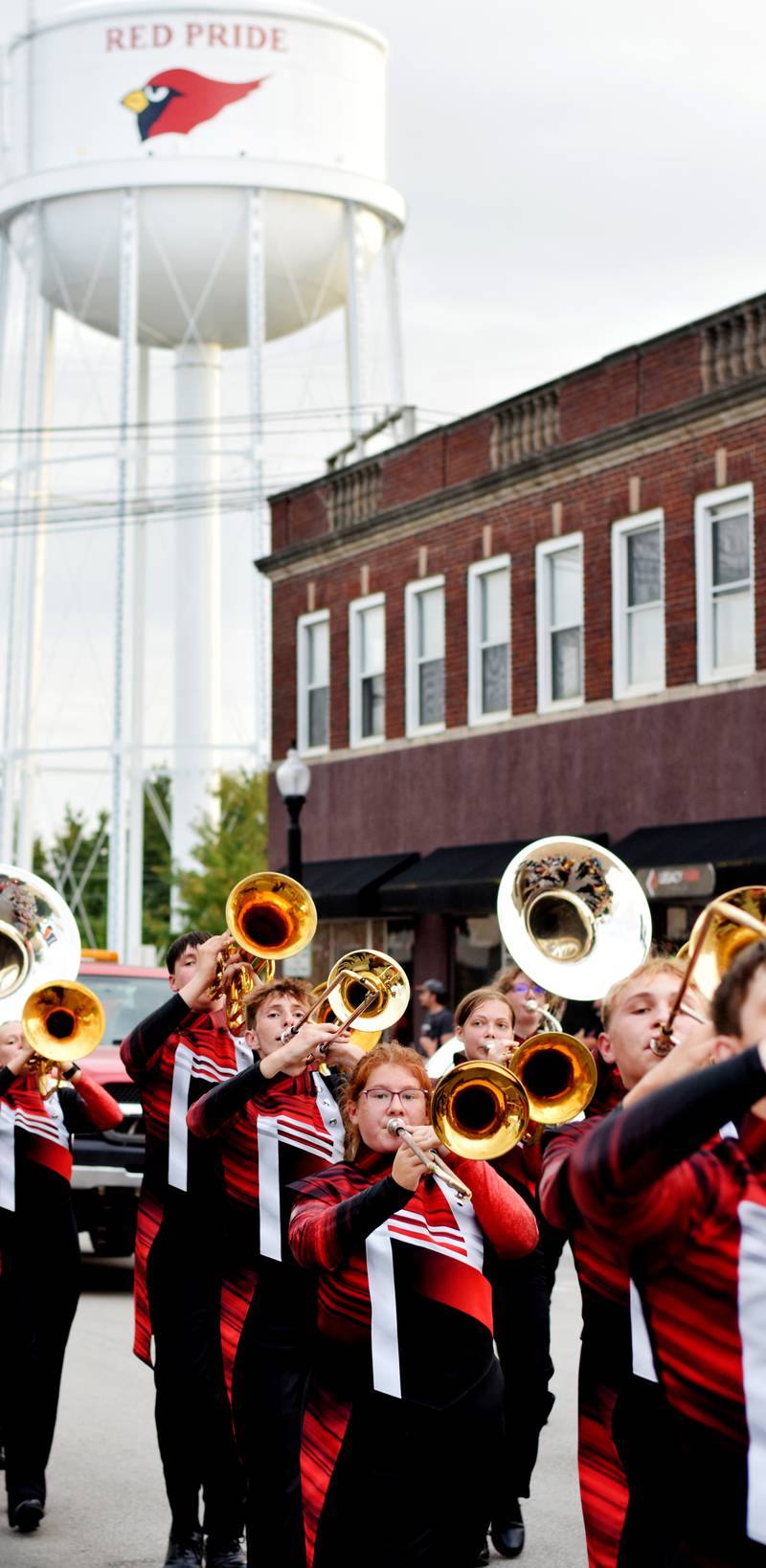 Newton High School holds its Homecoming Parade on Sept. 19 in downtown Newton. In addition to showing off Homecoming King Zane Munger and Homecoming Queen MeLayna Budinich, the event served as a community pep rally led by the cheerleaders, the Newton Pacesetters and varsity football team.