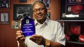 Terry Sallis of Integrated Treatment Services in Newton receives Mental Health Champion Award