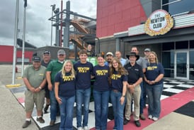 Newton FFA shines bright at WHO Great Iowa Tractor Ride