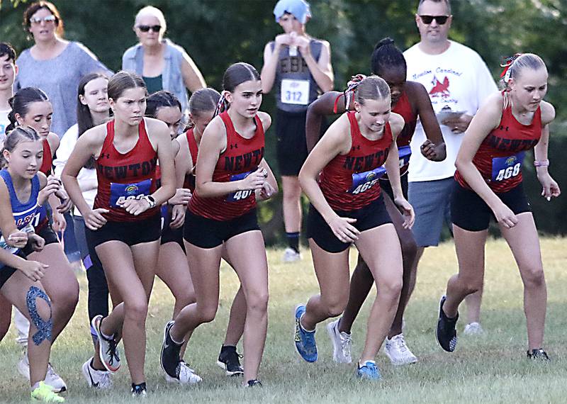 Newton girls cross country