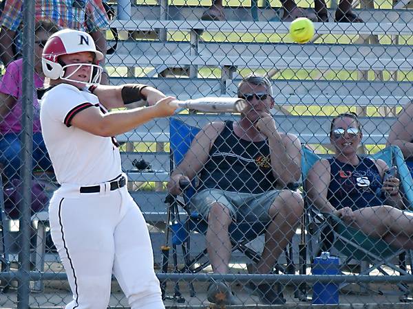 Newton softball loses twice to Pella Christian