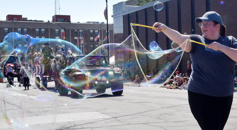 The Newton Chamber of Commerce Fourth of July Parade featured about 100 participants who were greeted by a welcoming community in the downtown district.