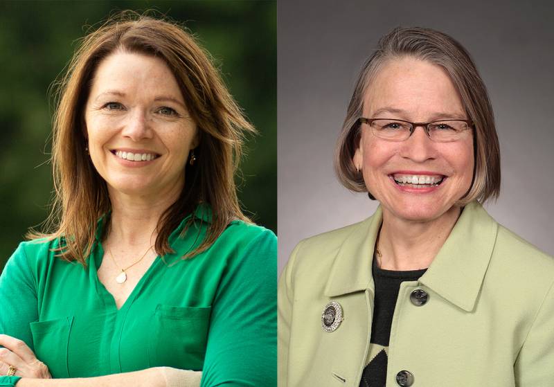 Christina Bohannan and U.S. Rep. Mariannette Miller-Meeks