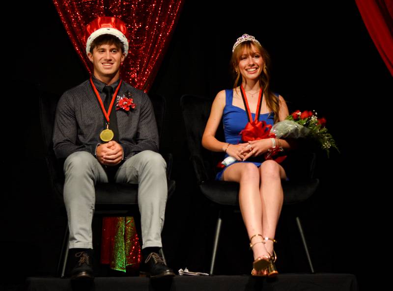 Students at Newton High School crowned Caden Klein and Kayden Langston as this year's Homecoming King and Queen during a coronation ceremony Sept. 18 in the high school gymnasium.