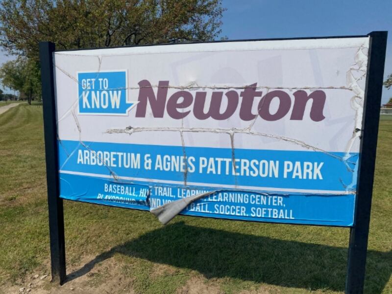 Signs for city facilities have begun to show signs of aging or have been damaged over the past decade. The Newton City Council on Feb. 17 decided to repair and replace many of the signs while also installing new signs with an altered layout.