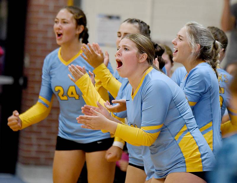 Lynnville-Sully volleyball team