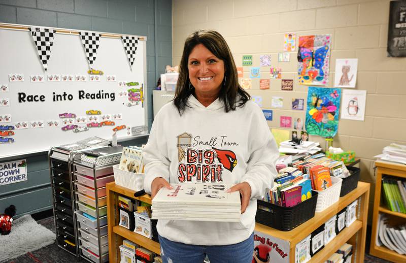 Kim Vanderlaan, a third-grade teacher at Woodrow Wilson Elementary School, still talks to her own third-grade teacher she had growing up. Vanderlaan is following in her teacher's footsteps by having the little things stick with students long after they leave her classroom.