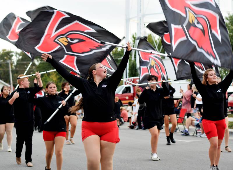 Newton High School holds its Homecoming Parade on Sept. 19 in downtown Newton. In addition to showing off Homecoming King Zane Munger and Homecoming Queen MeLayna Budinich, the event served as a community pep rally led by the cheerleaders, the Newton Pacesetters and varsity football team.