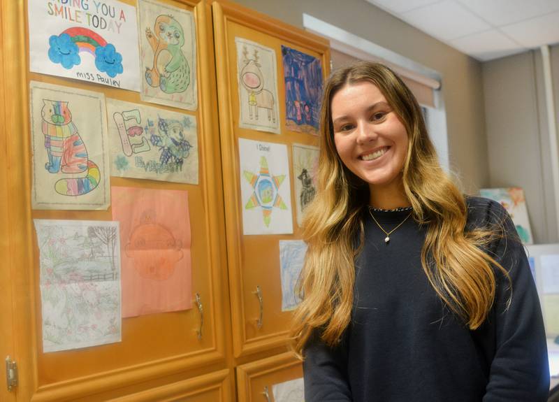 Jensen Pauley, a kindergarten teacher at Woodrow Wilson Elementary, was actually a student at the same school from first grade through sixth grade. As a Newton Cardinal, she knows exactly what her students are in for when it comes to learning.