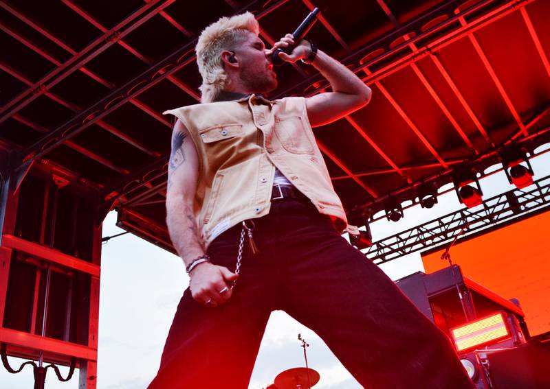 Colton Dixon performs during Fierce Faith Music Fest on June 14 at Community Heights Alliance Church in Newton.