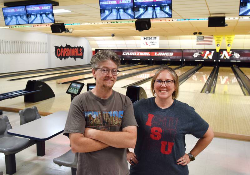 Rob and Christie Hughes, owners of Cardinal Lanes, reopened the bowling alley earlier this month and unveiled a number of new features for casual and seasoned bowlers.