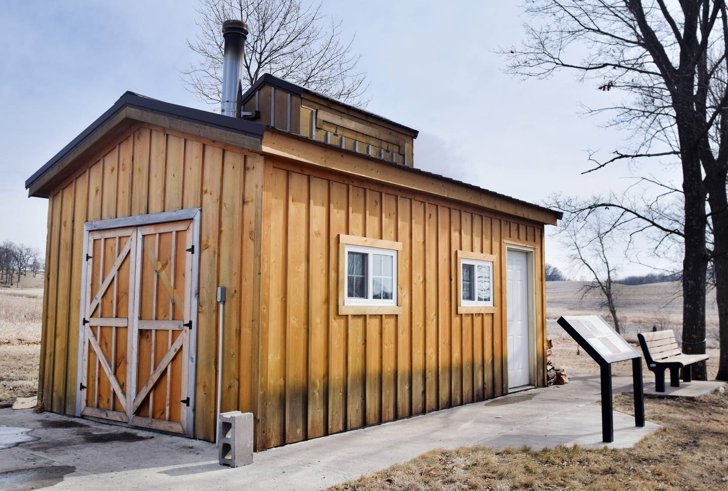 With syrup season in full effect, the Sugar Shack at Jacob Krumm Nature Preserve is now operational. Jasper County Conservation staff have already entertained a number of student visitors from local elementary schools and even Grinnell College.