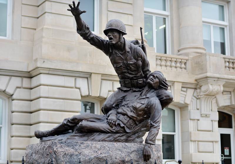 A Vietnam veterans group was authorized by the Jasper County Board of Supervisors to add a plaque to the veterans memorial on the south side of the courthouse.