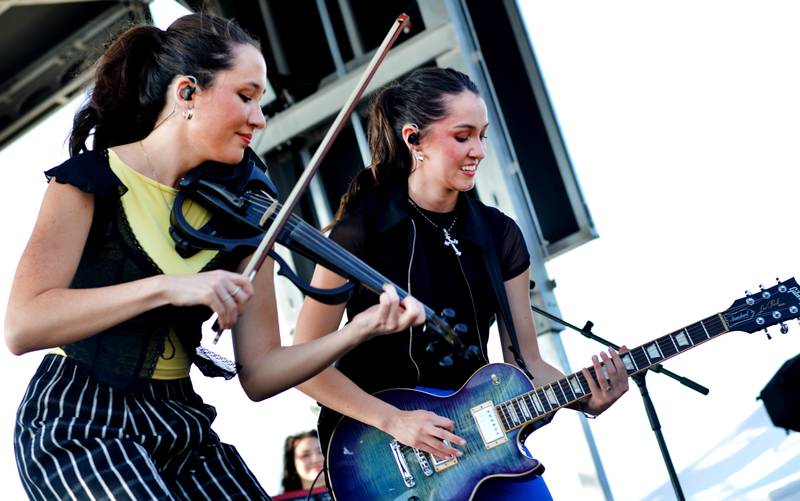 The Band JAREN performs during Fierce Faith Music Fest on June 14 at Community Heights Alliance Church in Newton.