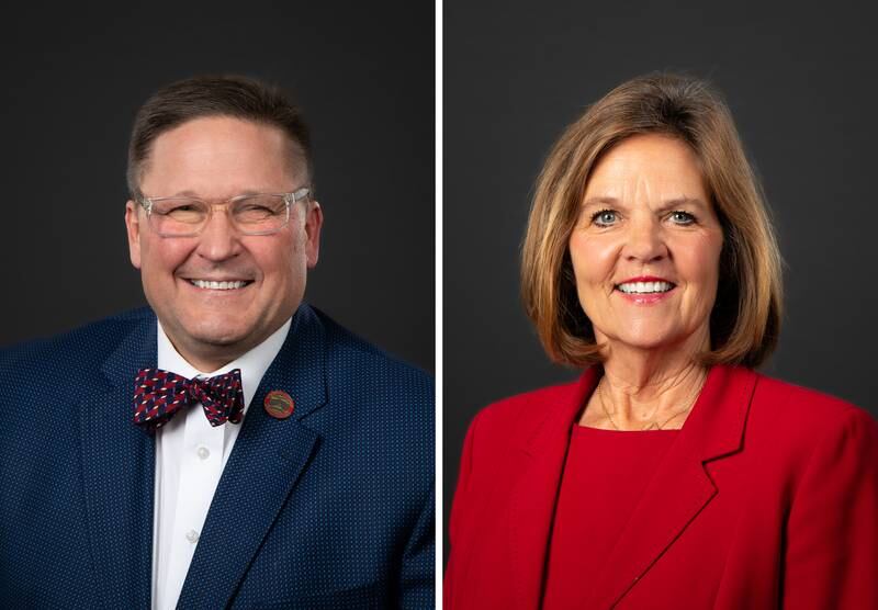 From left: Rep. Jon Dunwell of Iowa House District 38 and Rep. Barb Kniff McCulla of Iowa House District 37.