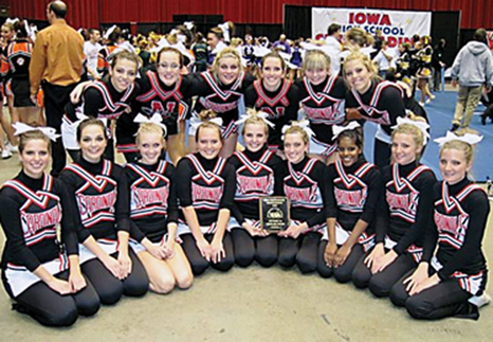 Newton cheerleaders take first place at Vets – Newton Daily News