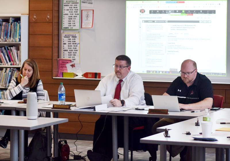 The Newton Community School District Board of Education voted unanimously in favor of purchasing new spotlights for the Center for Performance at the high school.