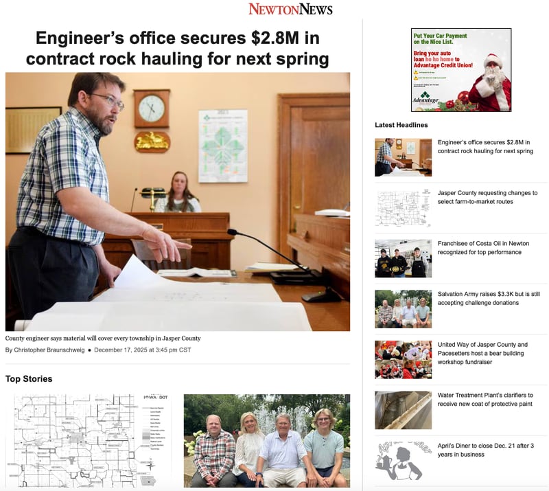 Check out the newest stories at www.newtondailynews.com