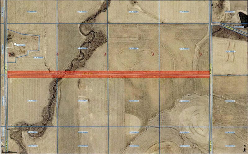Jasper County is looking to reclassify North 75th Avenue West from West 116th Street North and West 108 Street North. If approved by supervisors, the road would be classified as a Level B.
