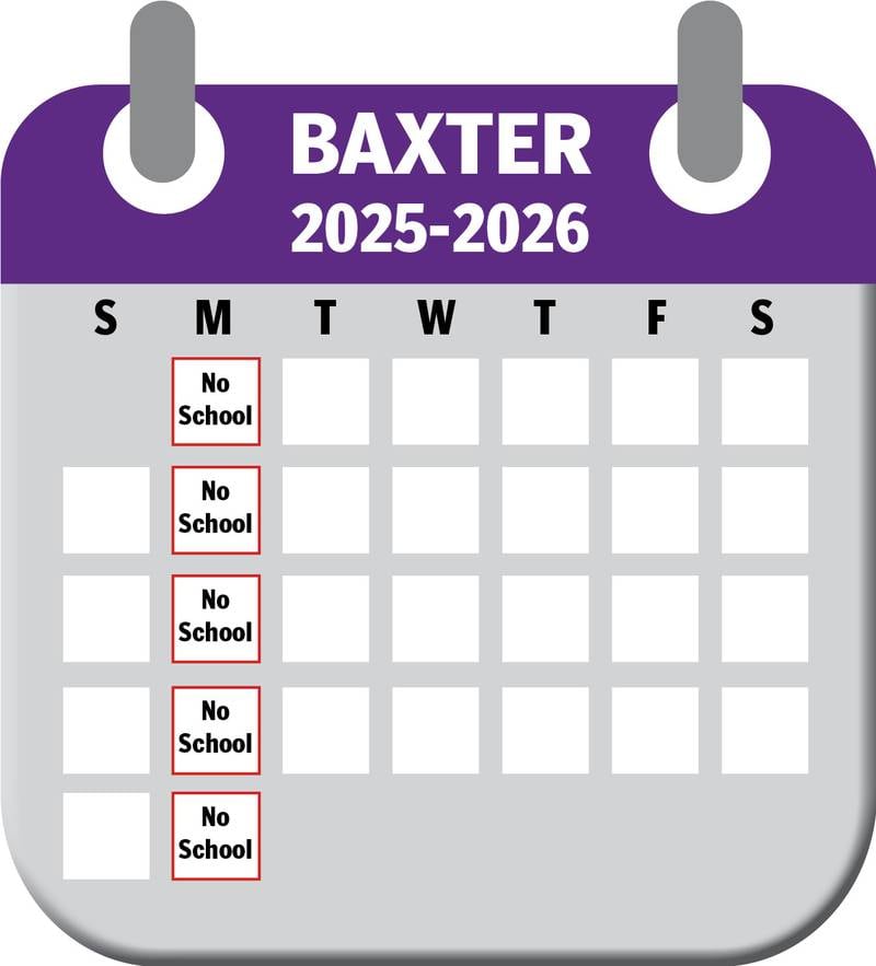 Baxter Community School District will be moving to a 4-day school week starting the 2025-2026 school year.