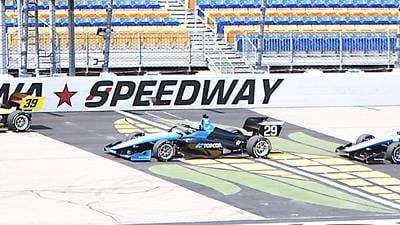 Indy NXT drivers take part in all-day test session at Iowa Speedway