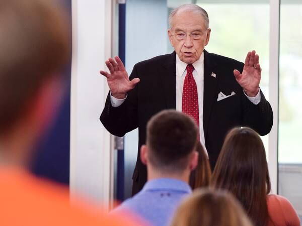 Grassley says quality of work helps improve quality of life