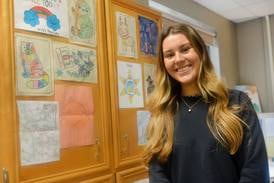Jensen Pauley is instructing her students in the same building she attended elementary