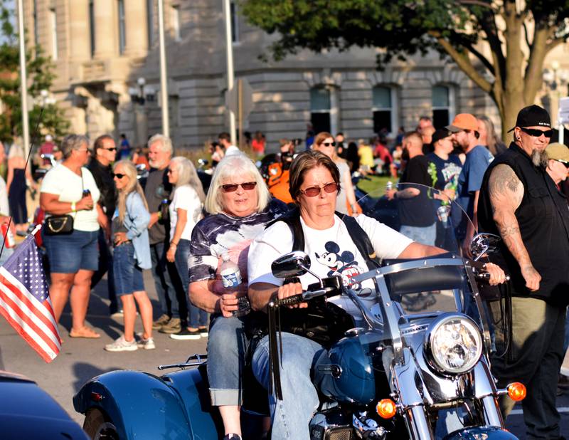 Hundreds upon hundreds of motorcycles flock to the town square for Thunder Nites on June 9 in downtown Newton.