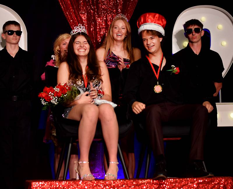 Zane Munger and MeLayna Budinich were crowned the 2024 Newton Homecoming King and Queen during a coronation ceremony on Sept. 19 in the high school gymnasium.