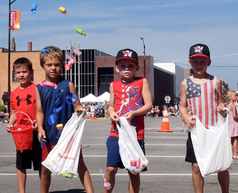 The Newton Chamber of Commerce Fourth of July Parade featured about 100 participants who were greeted by a welcoming community in the downtown district.