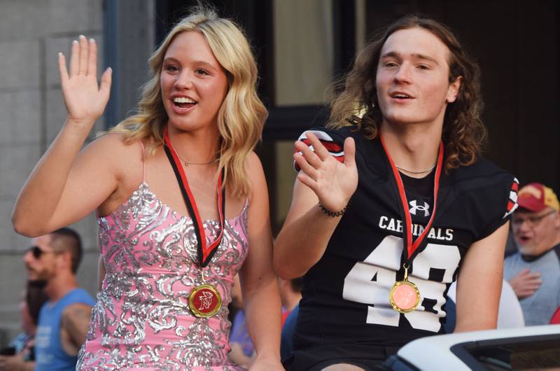 Residents gathered for the Newton Homecoming Parade on Sept. 15 in downtown Newton, which concluded with a community pep rally on the west side of the square.