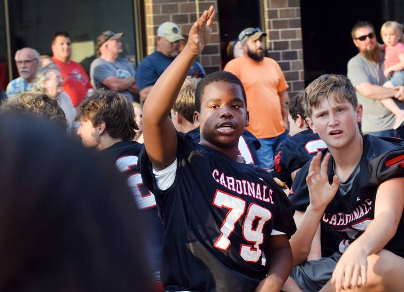 Residents gathered for the Newton Homecoming Parade on Sept. 15 in downtown Newton, which concluded with a community pep rally on the west side of the square.