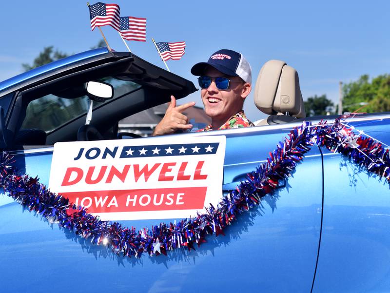 The Newton Chamber of Commerce Fourth of July Parade featured about 100 participants who were greeted by a welcoming community in the downtown district.