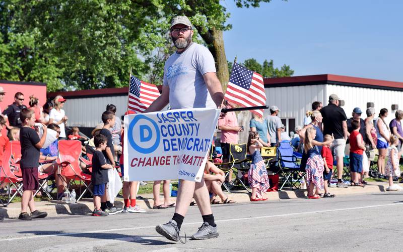 The Newton Chamber of Commerce Fourth of July Parade featured about 100 participants who were greeted by a welcoming community in the downtown district.