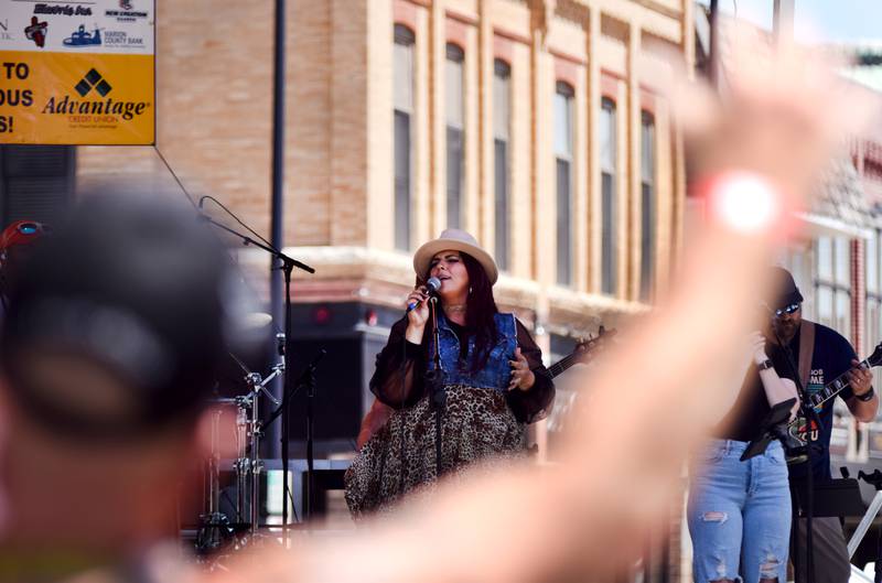 Friday Night Fire performs during the inaugural Fierce Faith Music Worship Fest on June 19 in downtown Newton.