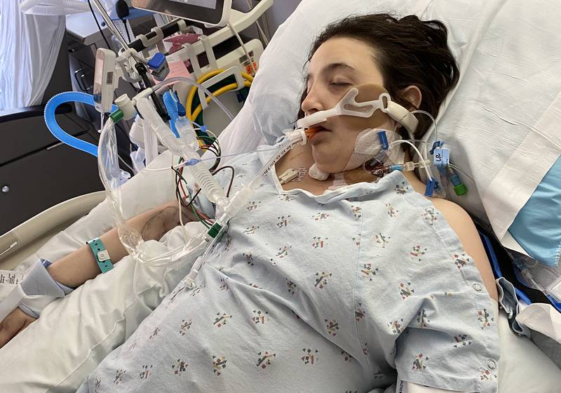 Meredith Caves, of Newton, is currently recovering intensive care unit in Omaha after experiencing complications from a surgery.