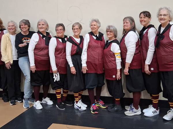 Mustang Grannies score big for local kids