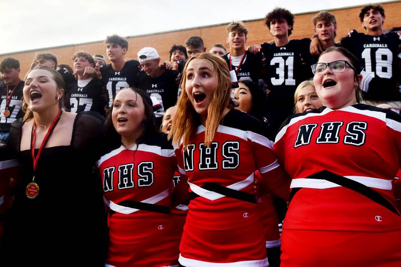 Newton High School holds its Homecoming Parade on Sept. 19 in downtown Newton. In addition to showing off Homecoming King Zane Munger and Homecoming Queen MeLayna Budinich, the event served as a community pep rally led by the cheerleaders, the Newton Pacesetters and varsity football team.