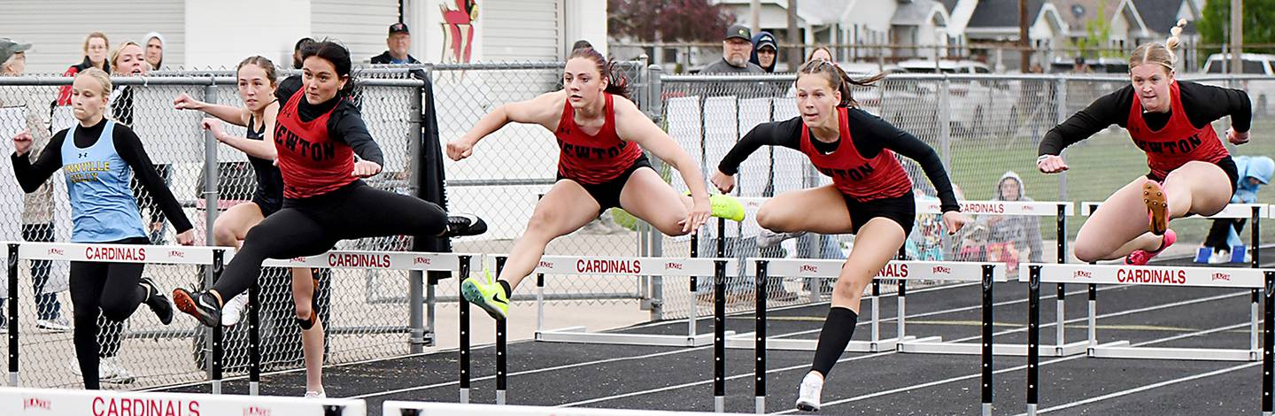 Newton girls track and field team