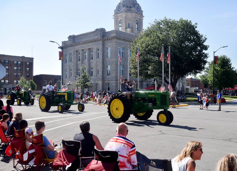 The Newton Chamber of Commerce Fourth of July Parade featured about 100 participants who were greeted by a welcoming community in the downtown district.