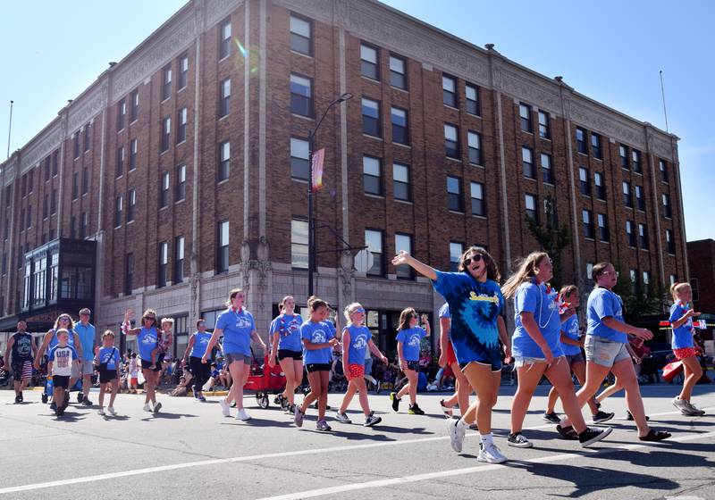 The Newton Chamber of Commerce Fourth of July Parade featured about 100 participants who were greeted by a welcoming community in the downtown district.