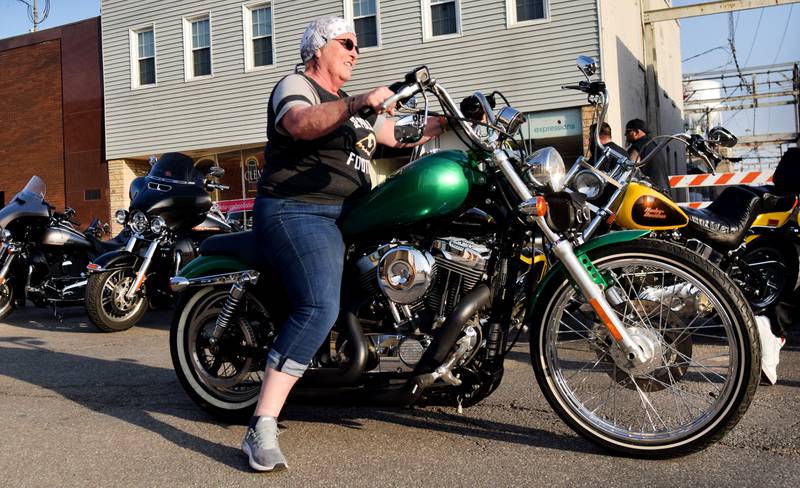 Hundreds upon hundreds of motorcycles flock to the town square for Thunder Nites on June 9 in downtown Newton.