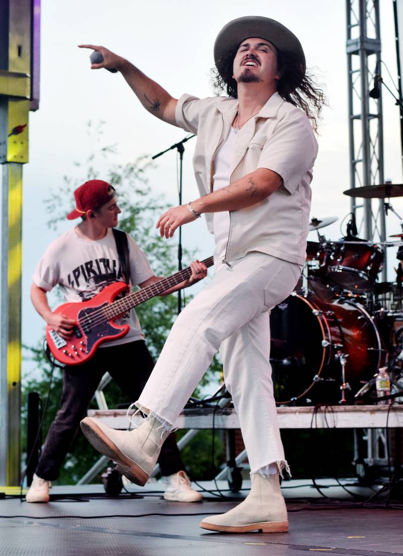 Jordan Feliz performs the headlining set of Fierce Faith Music Fest 2024 on June 15 at Community Heights Alliance Church.