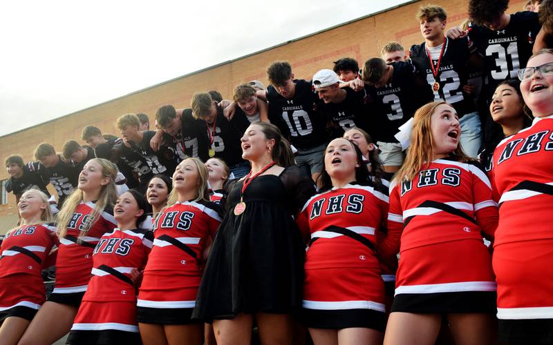 Newton High School holds its Homecoming Parade on Sept. 19 in downtown Newton. In addition to showing off Homecoming King Zane Munger and Homecoming Queen MeLayna Budinich, the event served as a community pep rally led by the cheerleaders, the Newton Pacesetters and varsity football team.