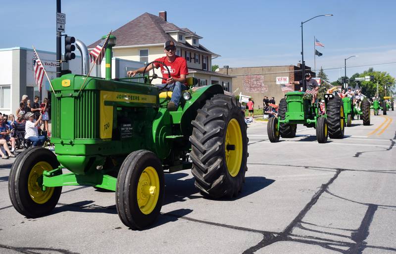 The Newton Chamber of Commerce Fourth of July Parade featured about 100 participants who were greeted by a welcoming community in the downtown district.